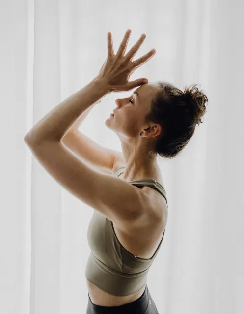 Yogalehrerin Johanna Kaiser